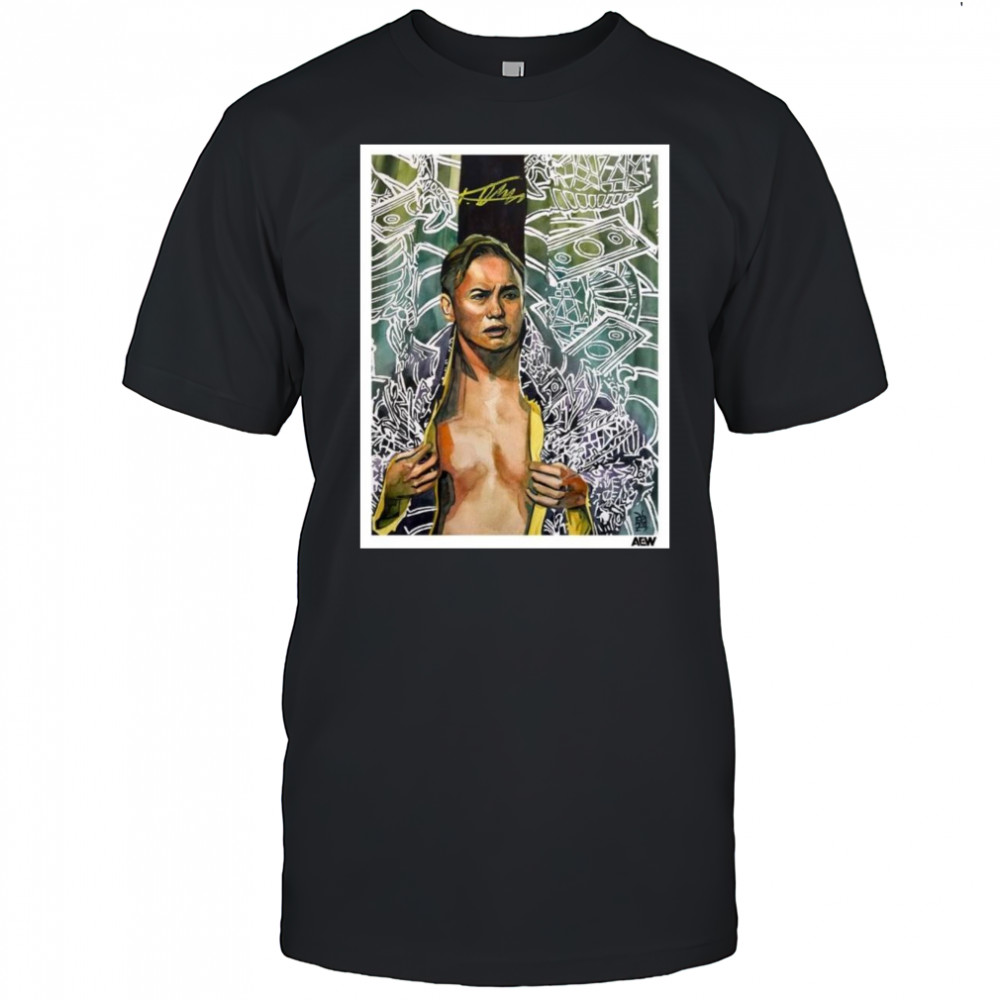 The Art of Rob Schamberger – Kazuchika Okada AEW Signature t-shirt