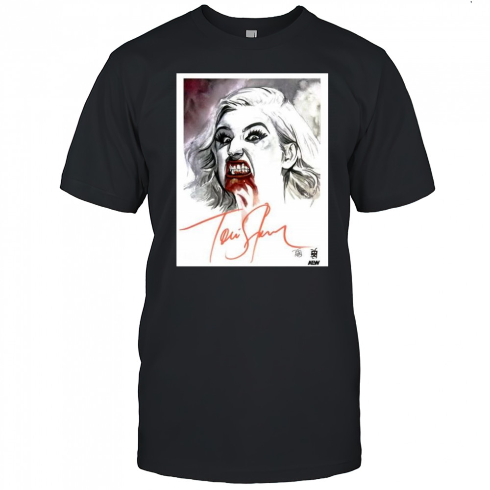 The Art of Rob Schamberger – Toni Storm AWE Signature t-shirt