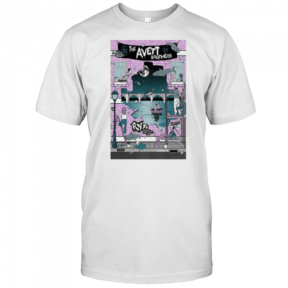 The Avett Brothers Virginia Credit Union LIVE! In Richmond VA May 8 2025 Tour t-shirt