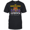 The Barcelona Abbey Road Lewandowski Raphinha and Lamine Yamal signature shirt