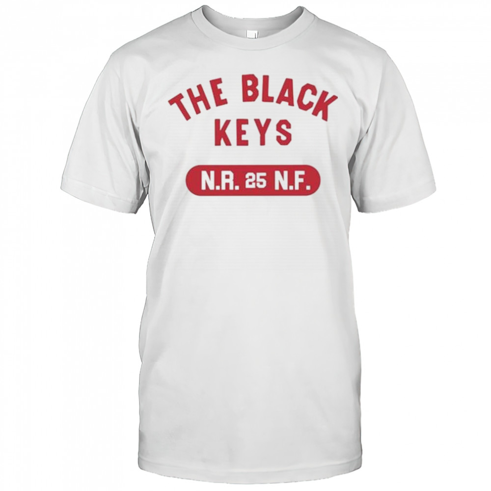 The Black Keys Red N.R. 25 N..F. t-shirt