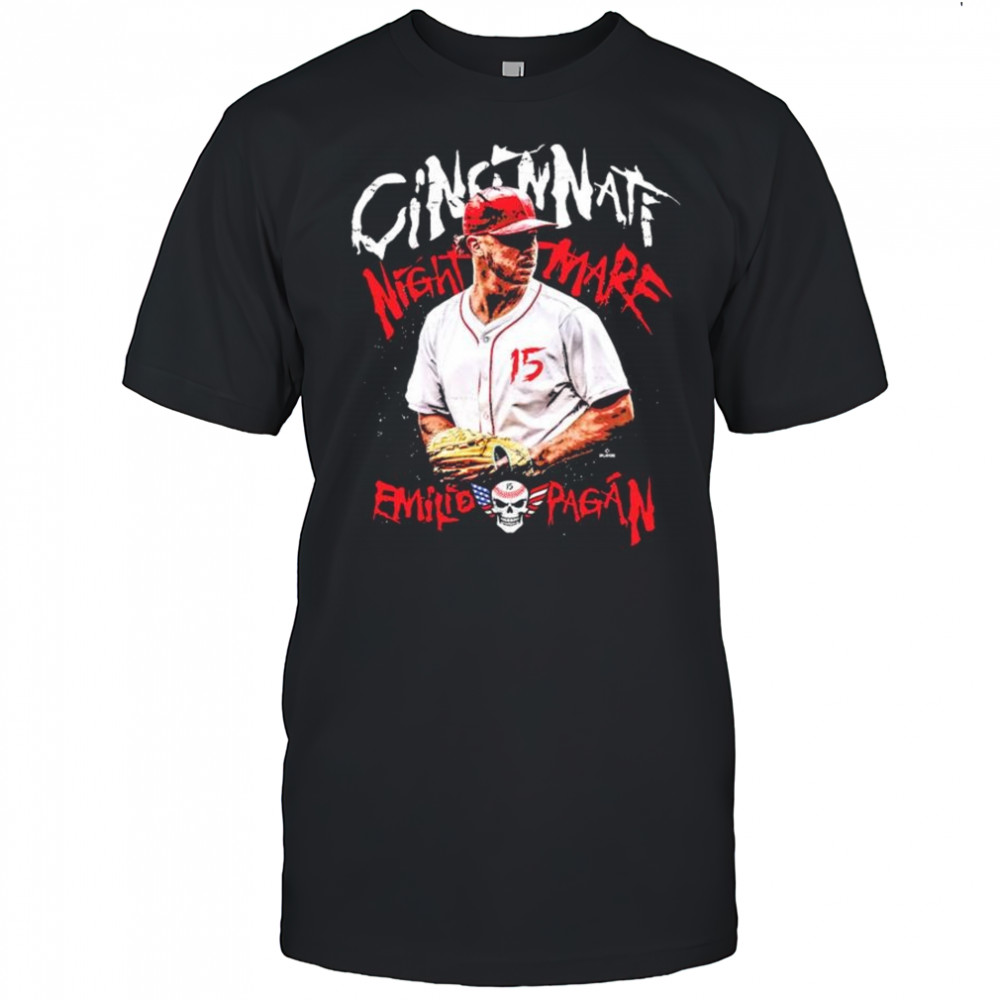 The Cincinnati Nightmare Emilio Pagán MLB Graphic t-shirt