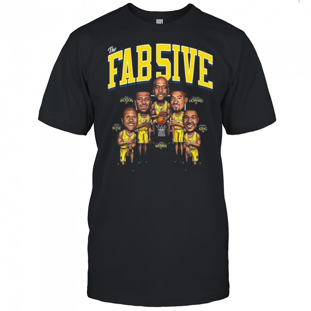 The Fab Five 5 Basketball Shirt