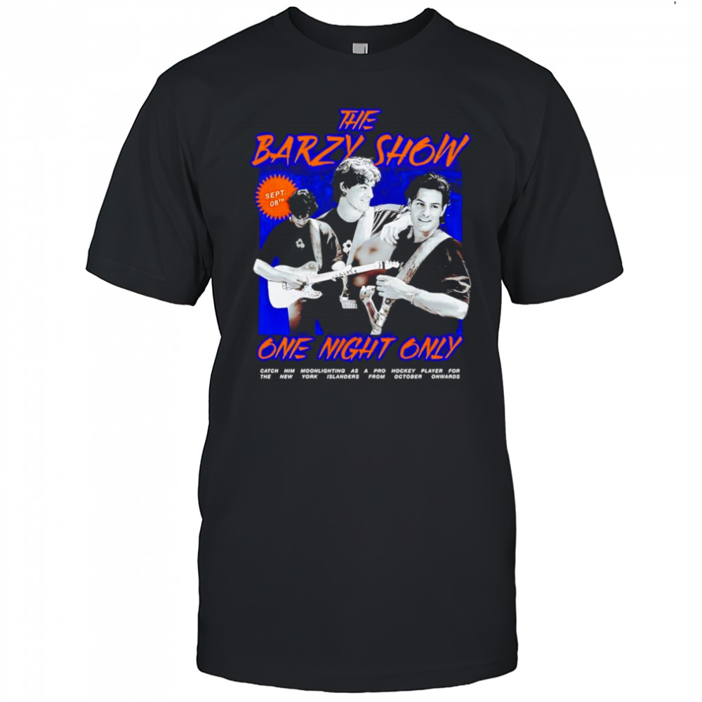 The mathew barzal show one night only shirt