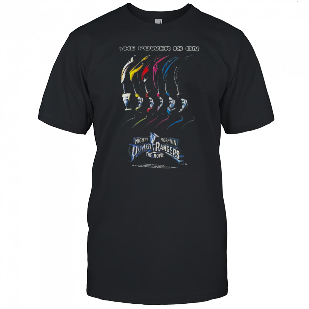 The Movie The Power Is On Black T Shirt