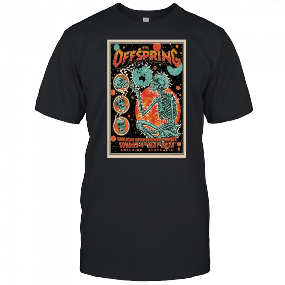 The Offspring Adelaide Entertainment Centre in Adelaide, Australia May 4 2025 Tour t-shirt