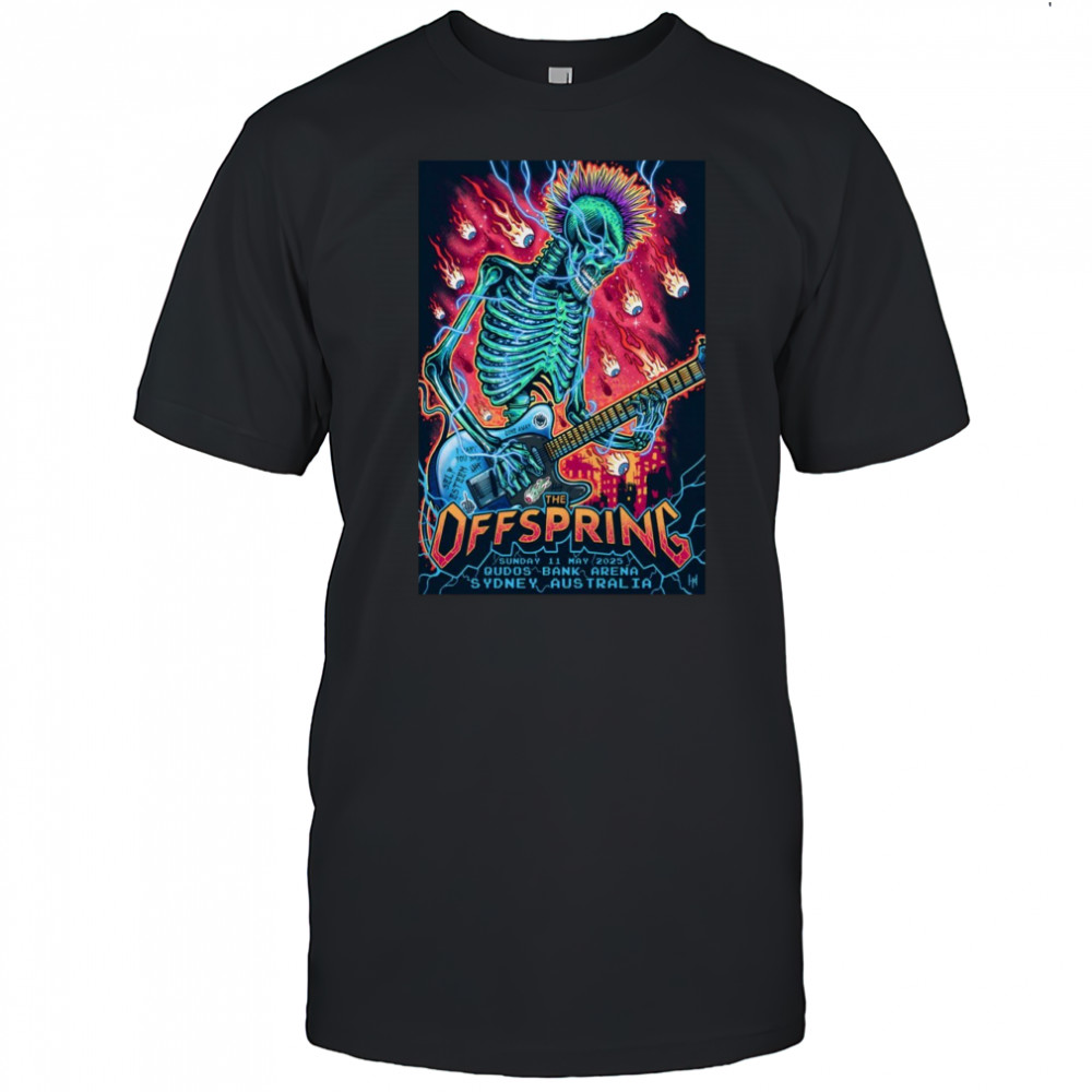 The Offspring Qudos Bank Arena May 11 2025 Tour Shirt