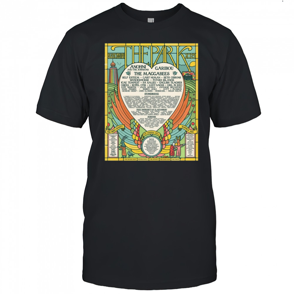 The Park Glastonbury Festival 2025 Hms Sweet Charity The Wishing Well Bimble Inn Poster t-shirt