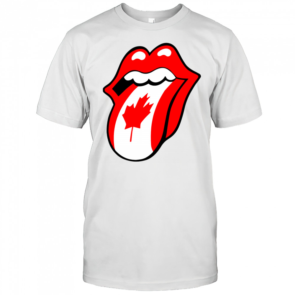 The Rolling Stones Canadian Flag