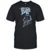 The silver and black surfer shirt