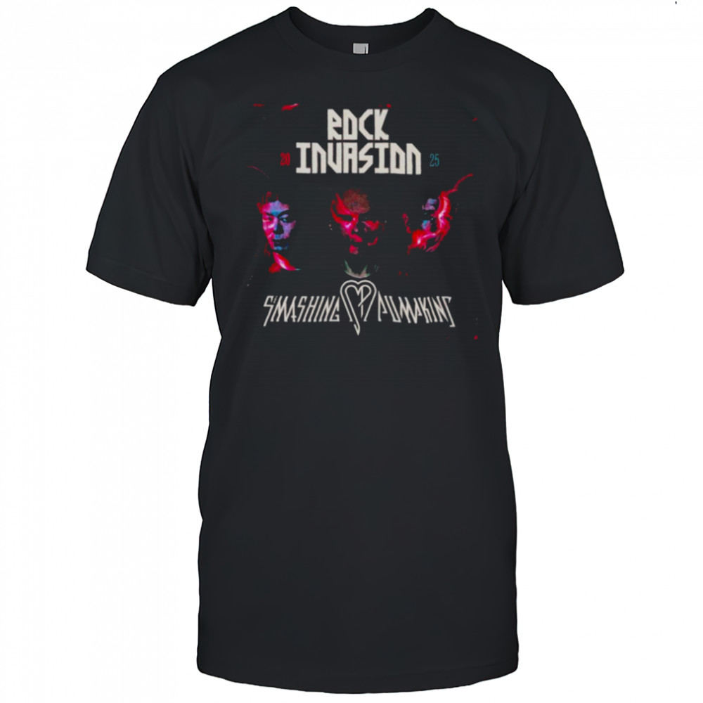The Smashing Pumpkins Rock Invasion 2025 Tour T shirts