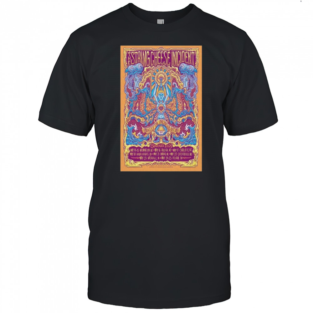 The String Cheese Incident Spring Tour 2025 t-shirt