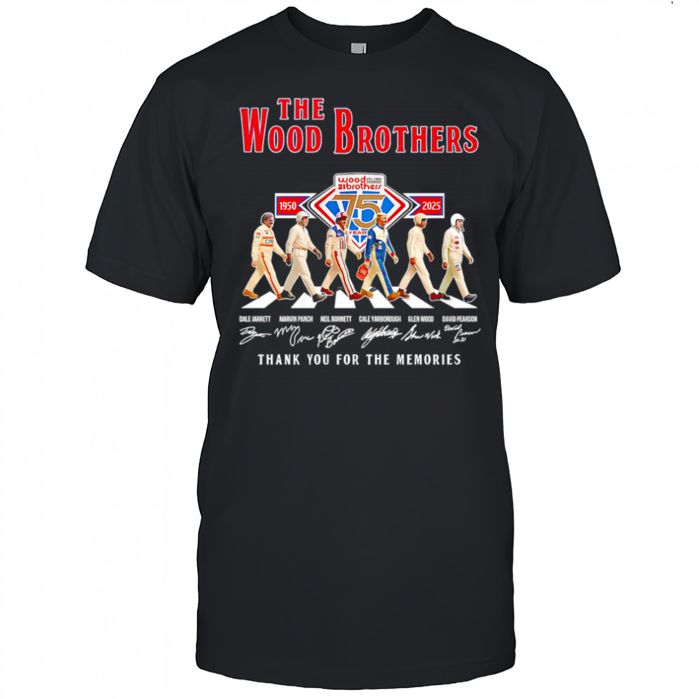 The Wood Brothers 1950-2025 Signature Thank You For The Memories shirt