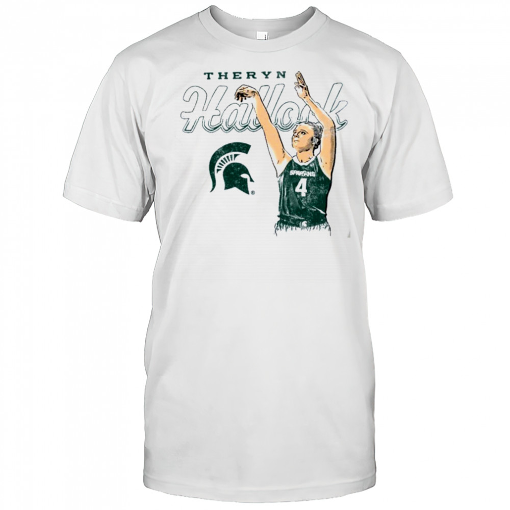 Theryn Hallock Michigan State Spartans Basketball T Shirt