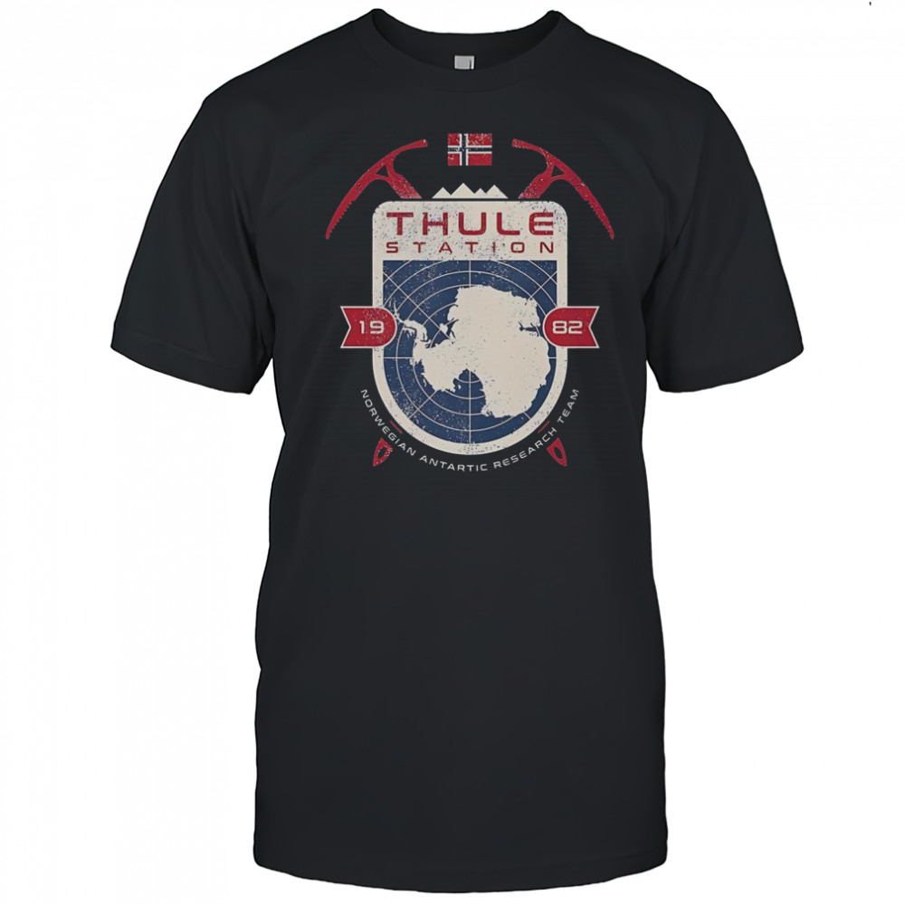 Thule Station 1982 Norwegian Antartic Research Team T-Shirt