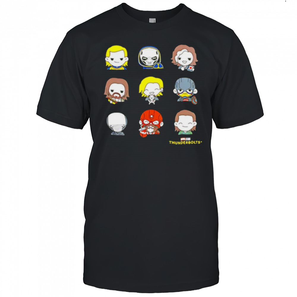 Thunderbolts Chibi Cartoon Characters Shirt