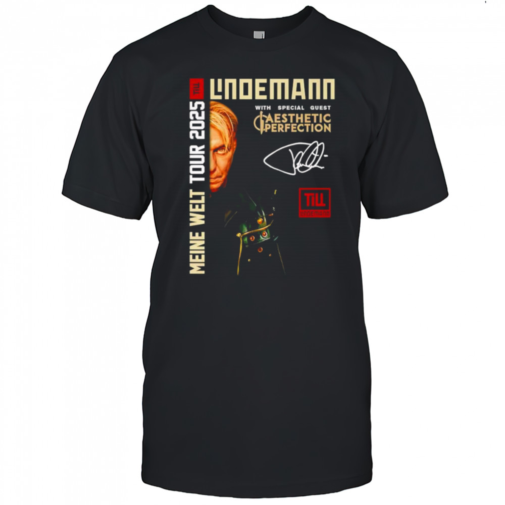 Till Lindemann Festival Tour 2025 with special guest Aesthetic Perfection shirt