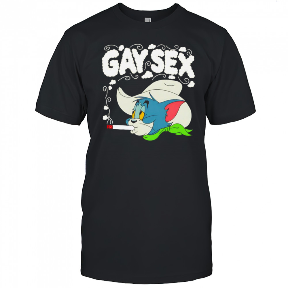 Tom smoking gay sex shirt