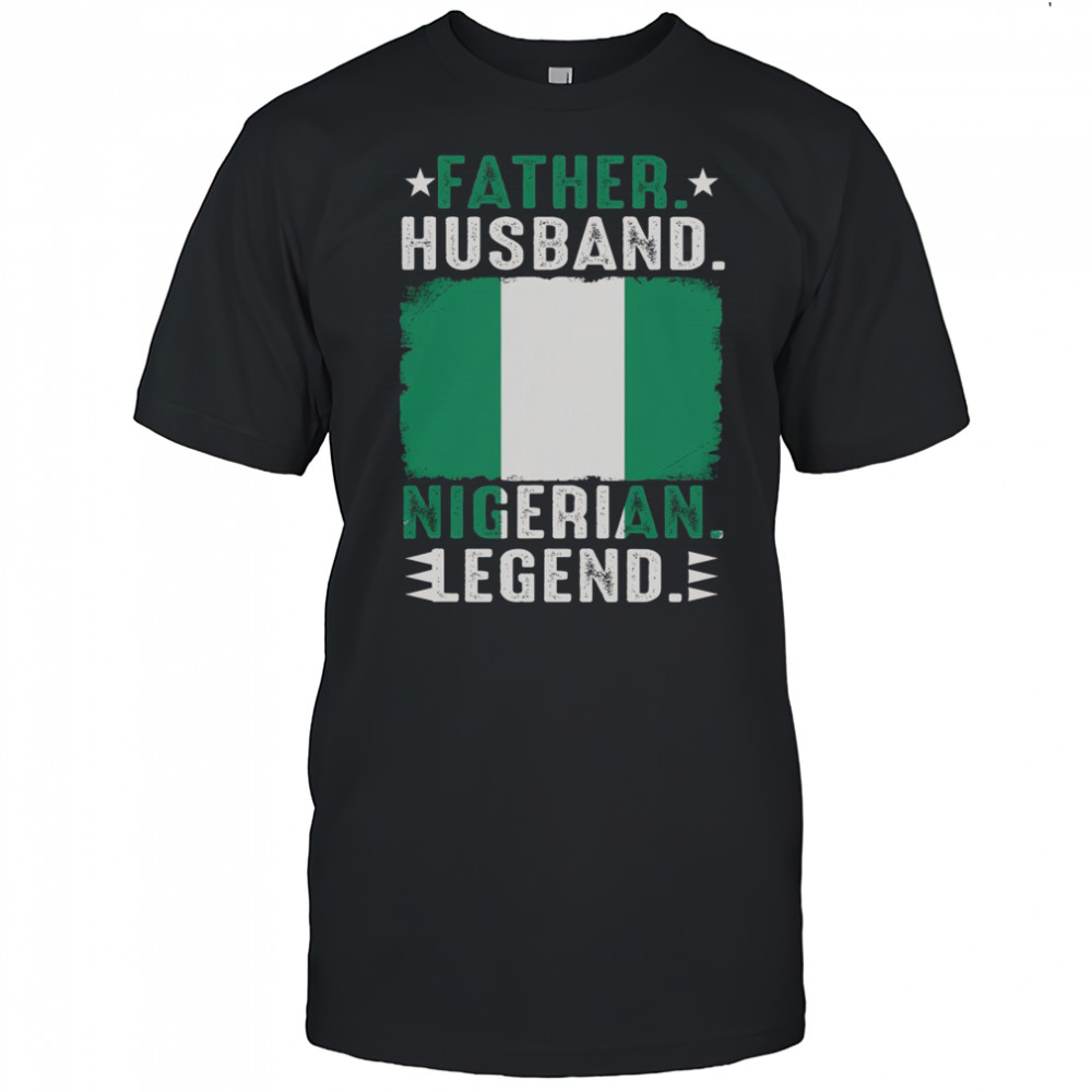 Top Father Husband Nigeria Father’s Day Proud Dad Family Lover T-Shirt