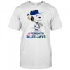 Toronto Blue Jays Snoopy Baseball funny cartoon shirt