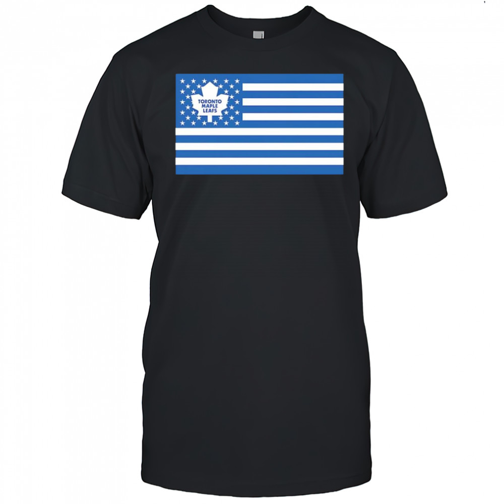 Toronto Maple Leafs American flag shirt