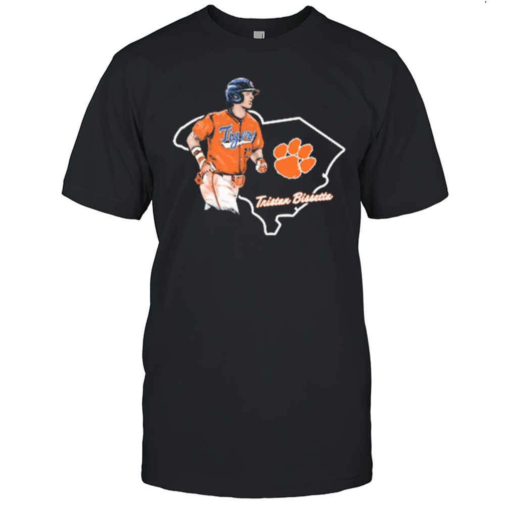Tristan Bissetta Clemson Tigers Baseball State NCAA Division I 2025 t-shirt