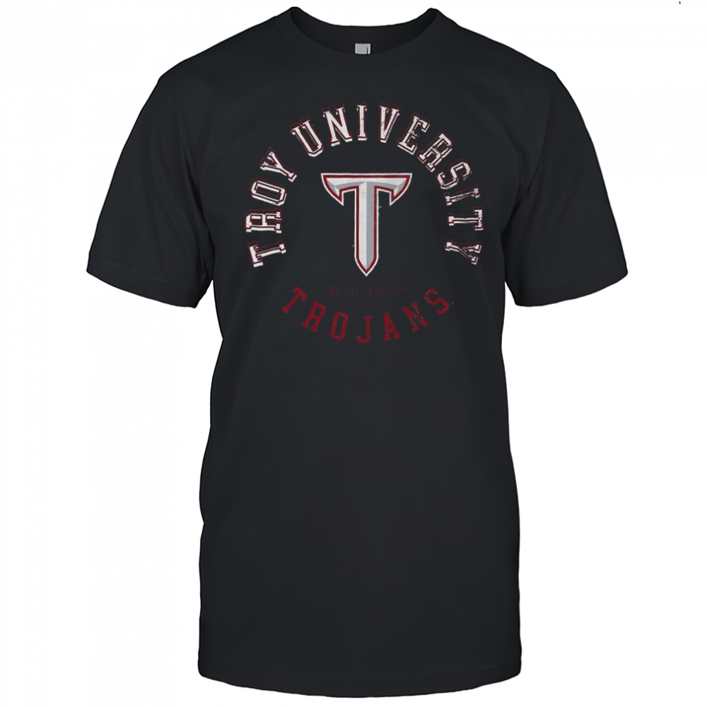 Troy Trojans Circle Vintage T-Shirt
