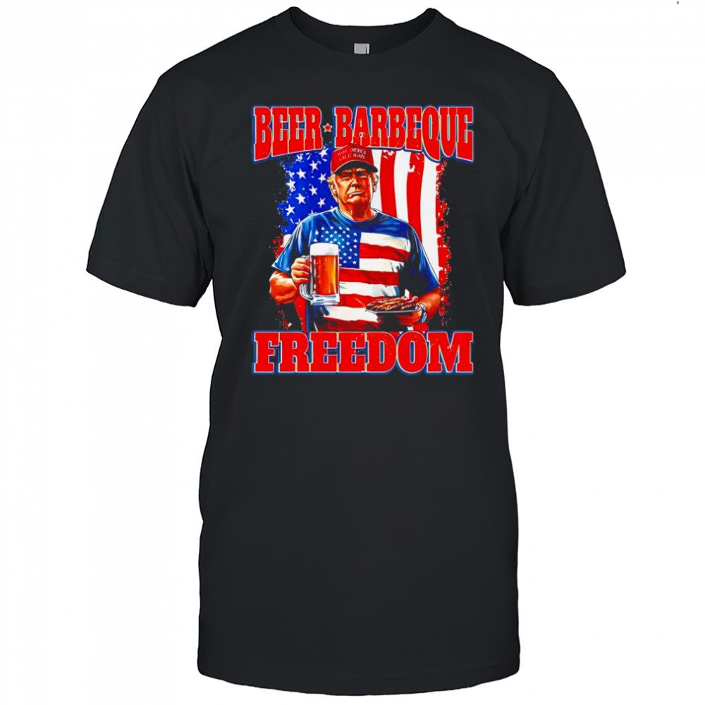 Trump 4th of July Beer Barbeque Freedom