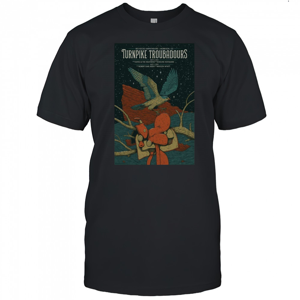 Turnpike Troubadours Red Rocks Amphitheatre Morrison, CO May 8-9 2025 Tour Shirt