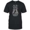 Two Crow Tattoo Cat T-shirt
