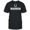 Tyler Warren Wearing Indianapolis Colts Warren Football New t-shirt