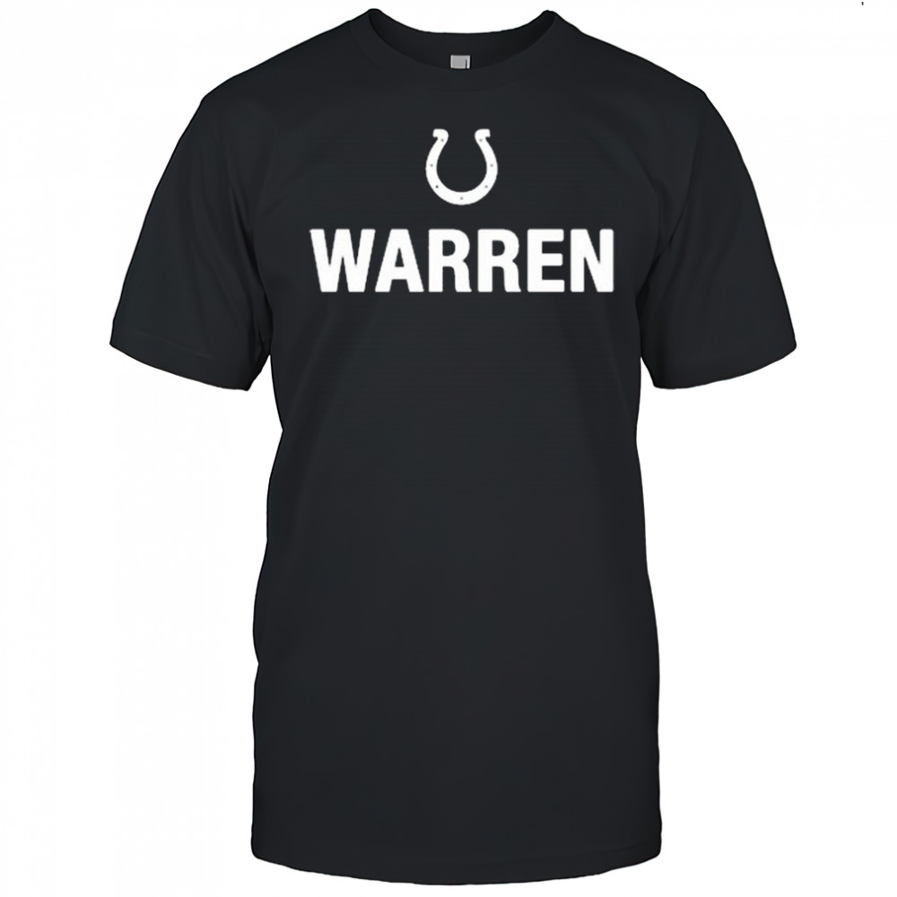 Tyler Warren Wearing Indianapolis Colts Warren Football New t-shirt