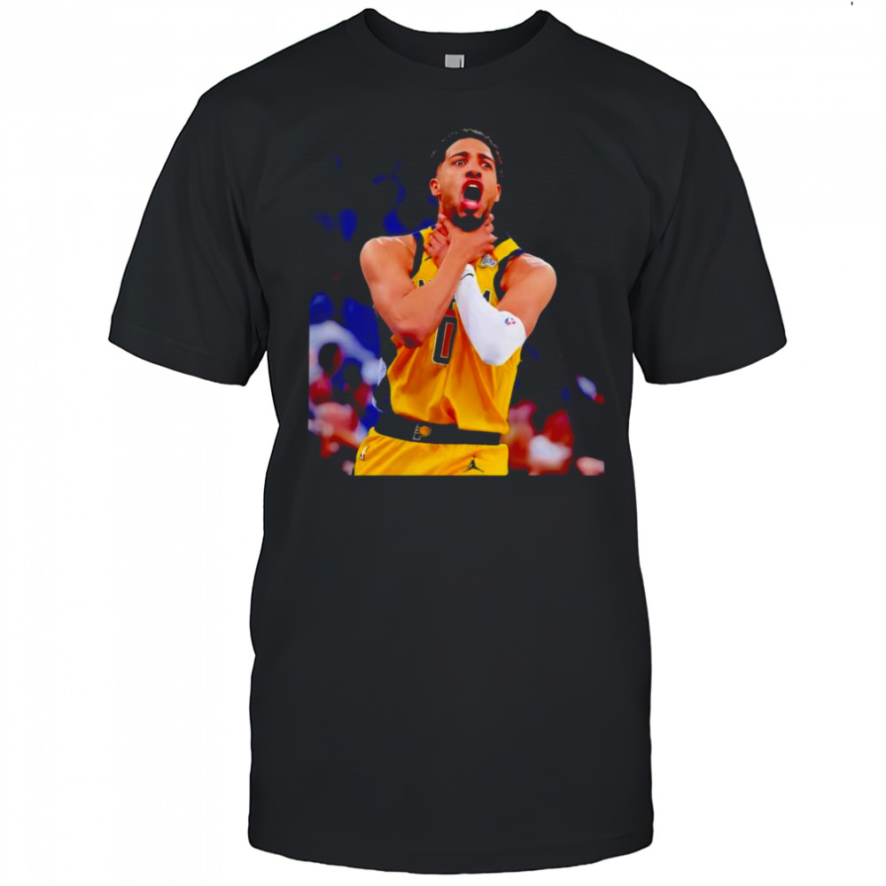 Tyrese Haliburton choke shirt