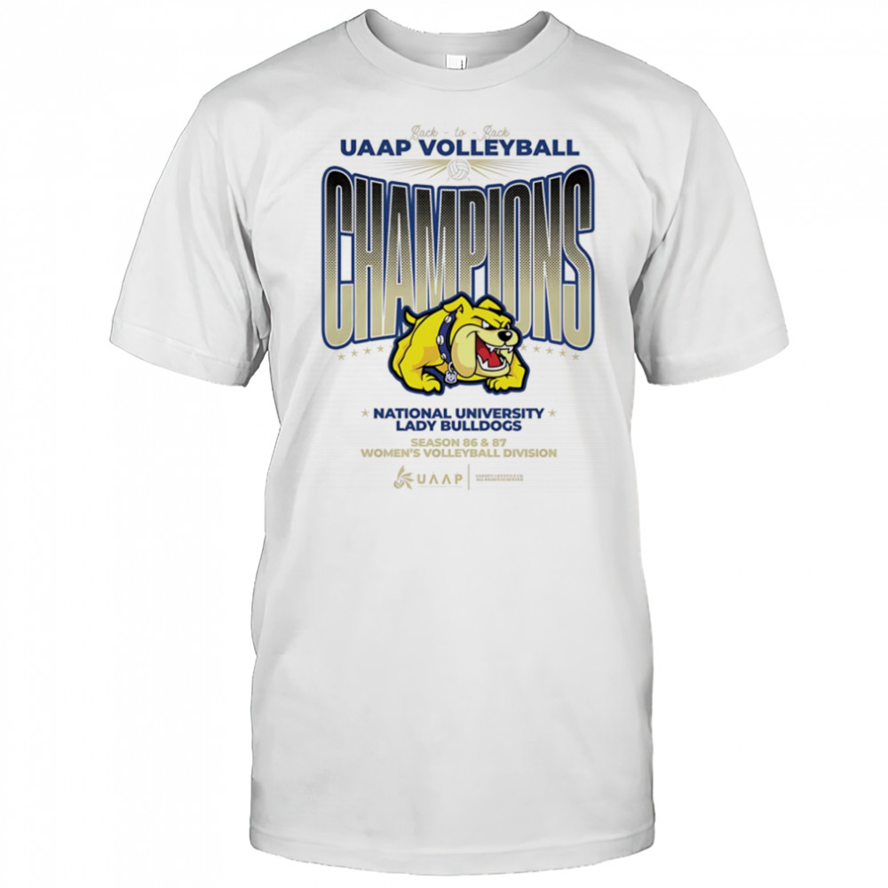 UAAP Volleyball Champions National University Lady Bulldogs shirt