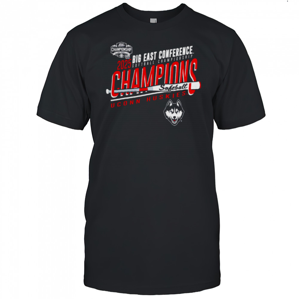 UConn Huskies 2025 Big East Softball Champions shirt
