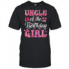 Uncle Of The Birthday Girl Family Pink Coquette Bow shirt