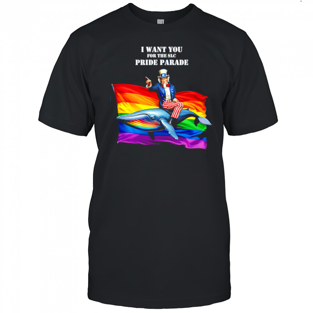 Uncle Sam I Want You For The SLC Pride Parade shirt