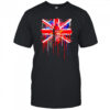 Union Jack Graphic spray paint shirt