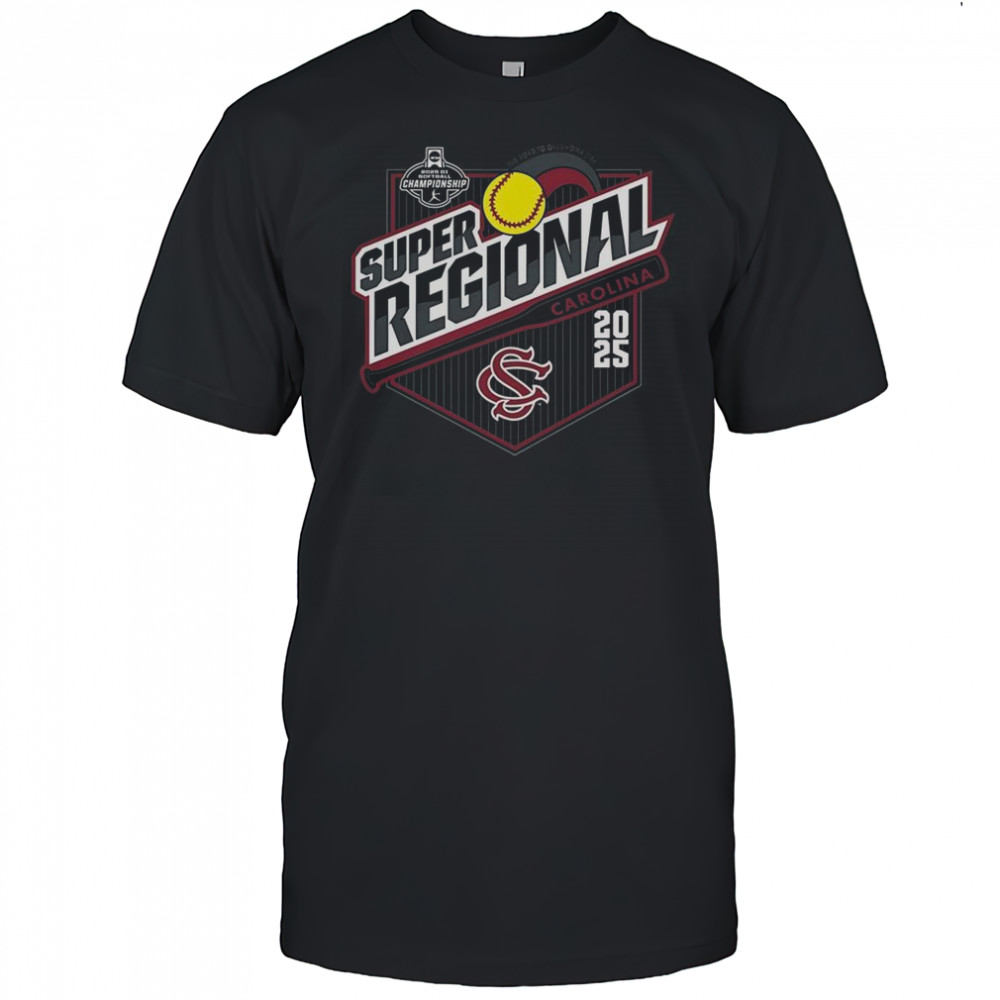 University Of South Carolina Softball 2025 Super Regionals T-Shirt