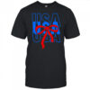 USA repeat attach a bow shirt