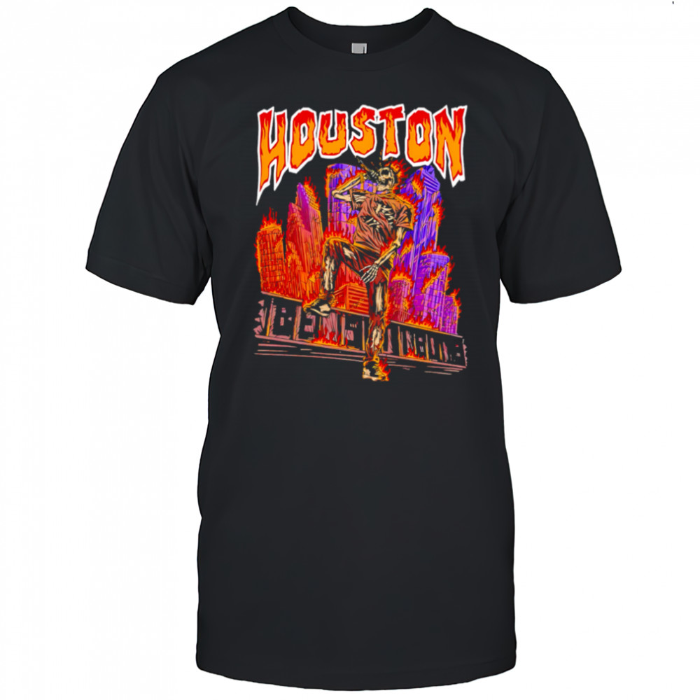 Utopia Tour Circus Houston Warrant skeleton shirt