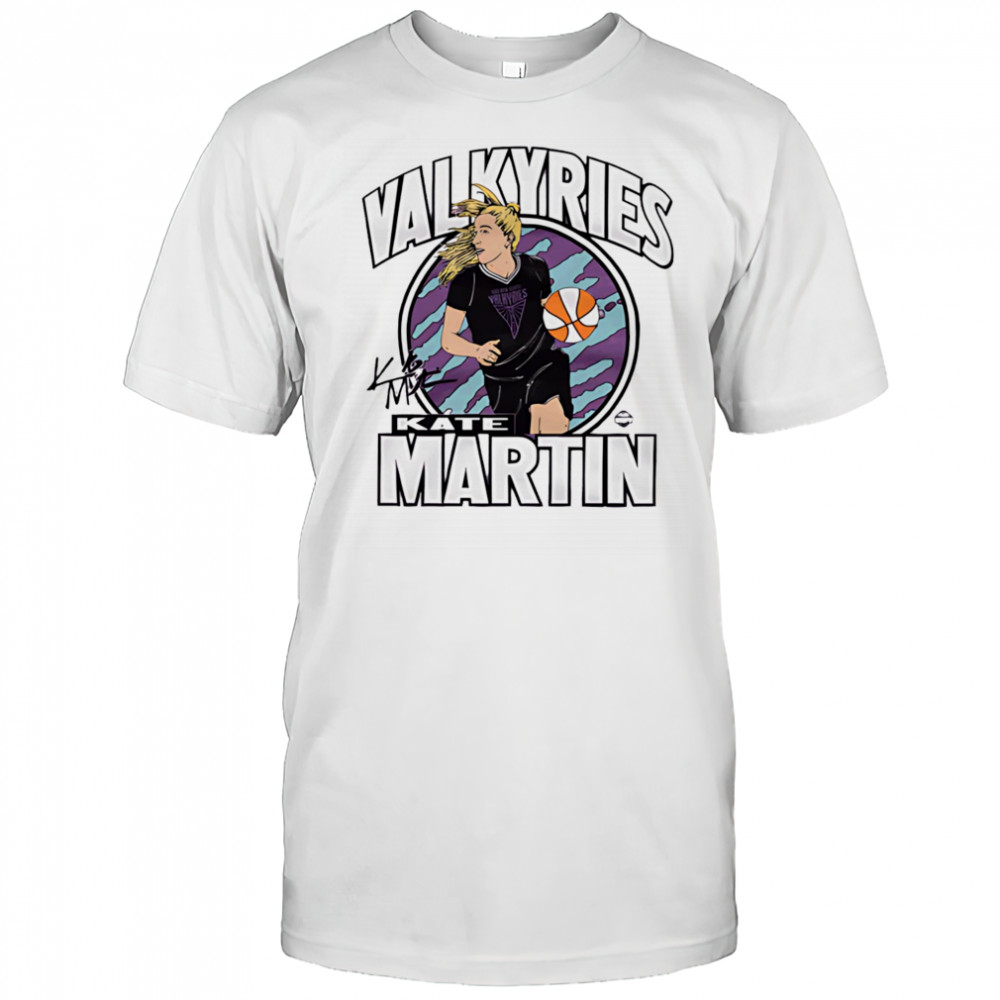 Valkyries Kate Martin signature caricature shirt