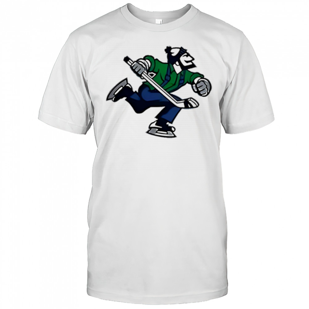Vancouver canucks retro johnny canuck custom limited hockey shirt