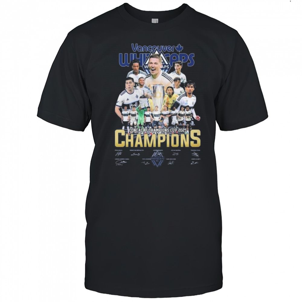Vancouver Whitecaps Concacaf Champions Cup 2025 Signatures Shirt