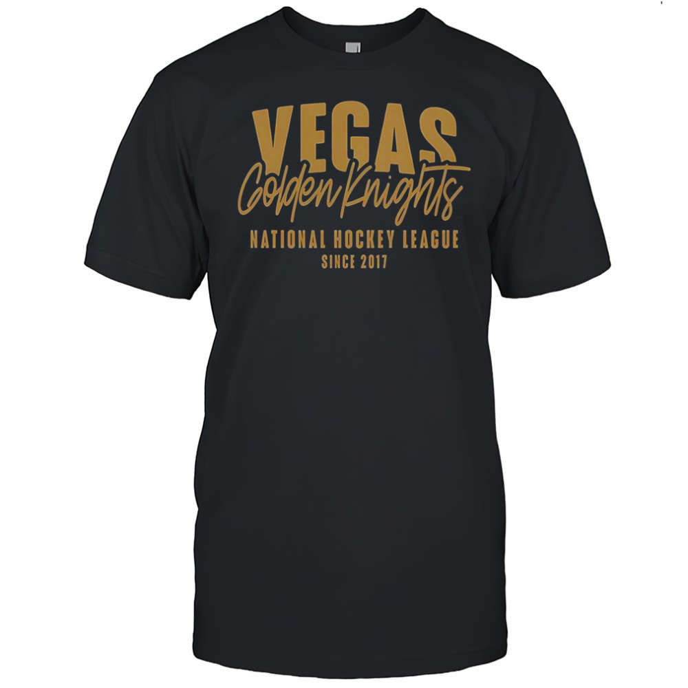 Vegas Golden Knights National Hockey League Since 2017 T-Shirt