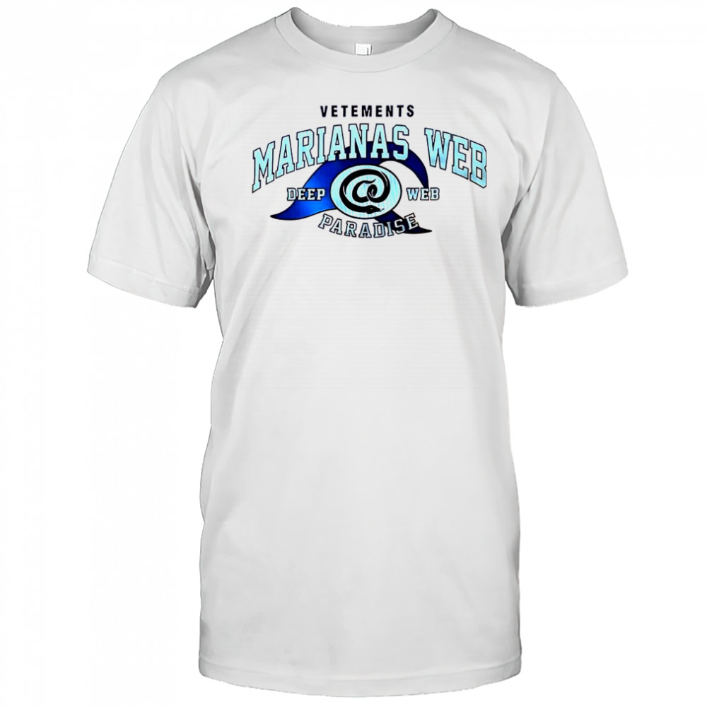 Vetements Marianas Web Deep Web Paradise T-Shirt