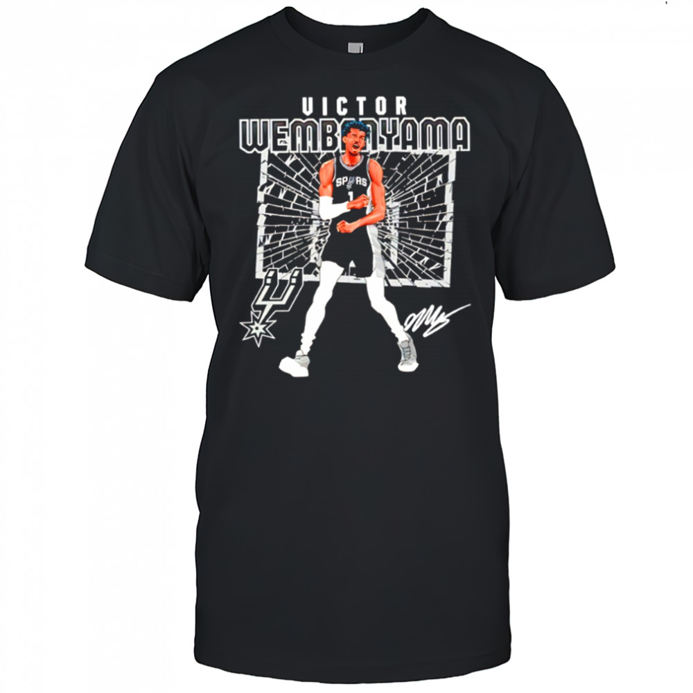 Victor Wembanyama 1 San Antonio Spurs NBA Basketball signature shirt
