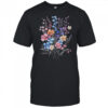Vintage Flowers Women Wildflower Graphic Floral Gardening shirt