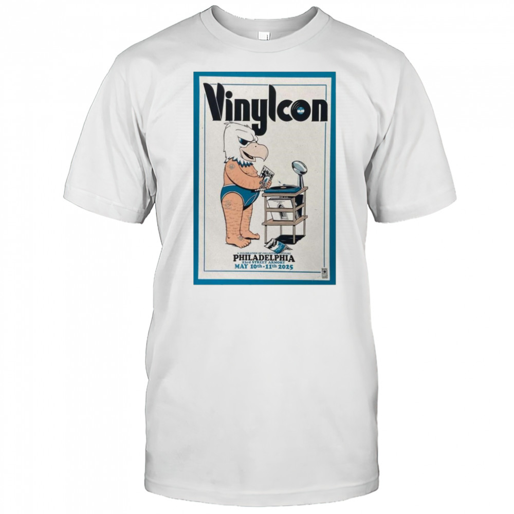 VinylCon Philadelphia May 10 – 11 2025 Poster Tour Shirt