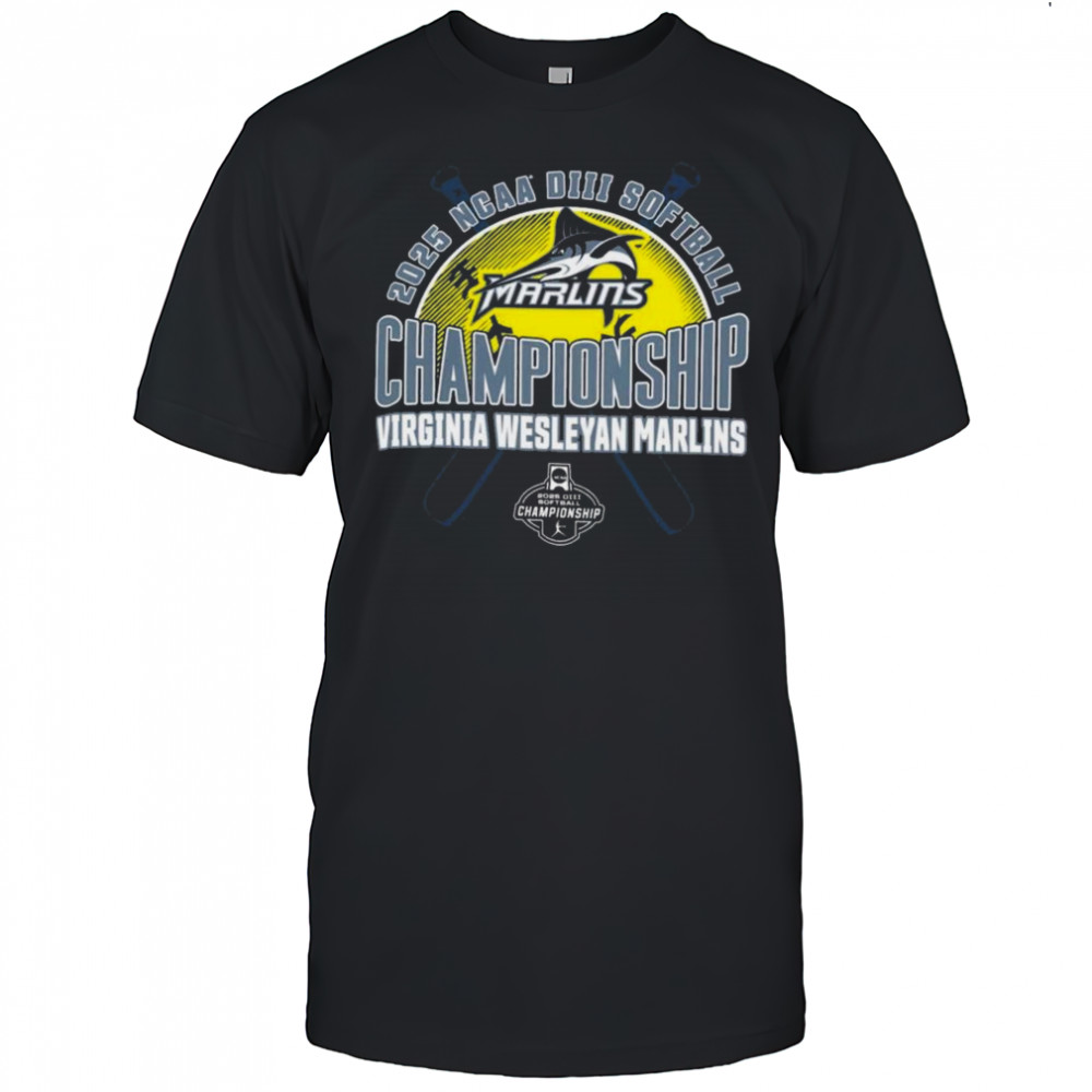 Virginia Wesleyan Marlins 2025 NCAA DIII Softball Championship T-Shirt
